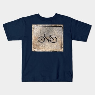 Bicycle in Stone Kids T-Shirt